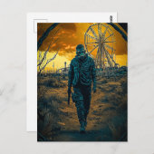 遊園地 ポストカード (正面/裏面)