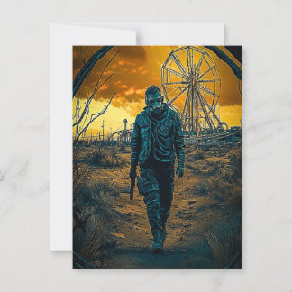 遊園地 ポストカード