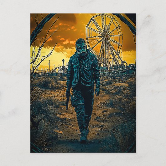 遊園地 ポストカード (正面)