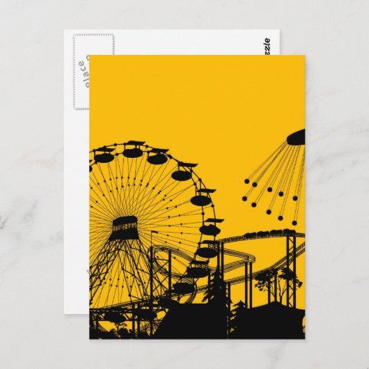 遊園地 ポストカード (正面/裏面)