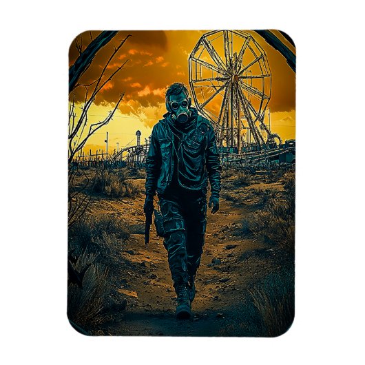 遊園地 マグネット (縦)