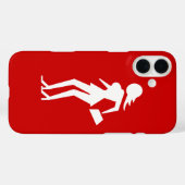 遊女の注意 Case-Mate iPhoneケース (裏面 (横))