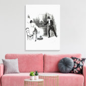 遊女を訪れる人 キャンバスプリント (インサイチュ (リビング))