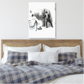 遊女を訪れる人 キャンバスプリント (インサイチュ (寝室))