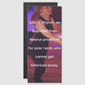 遊女ジュリアS.キルピヒ磁気カード (正面/裏面)