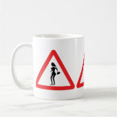 遊女注意書き コーヒーマグカップ (左)