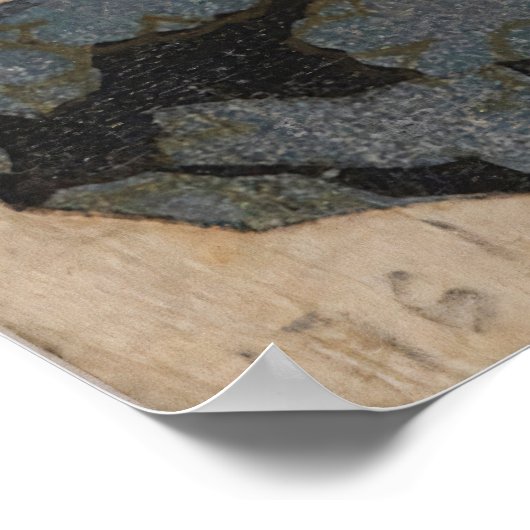 遊女眠 | ポートレート日本の美しい ポスター (角)