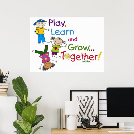 遊学成長…一緒に ポスター (ホームオフィス)