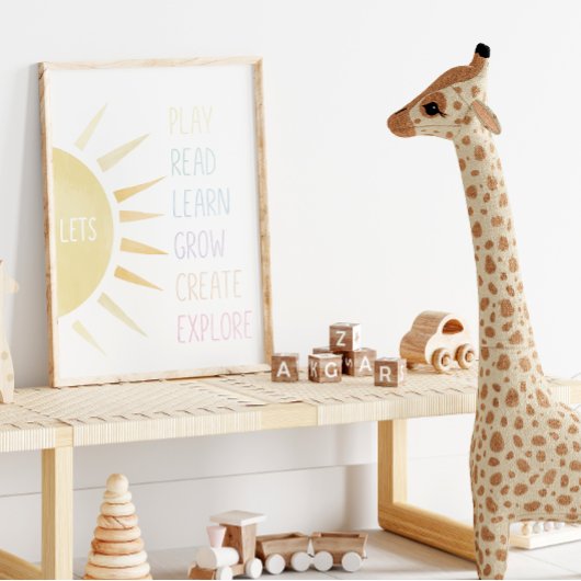 遊学読Create Explore Posterの成長 ポスター