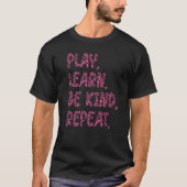 遊学Kind Be Repeat Kind Leopard Kind Unity D Tシャツ (正面)
