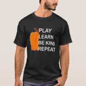 遊学Kind Repeat Orange Unity Day Be Kind Tシャツ (正面)