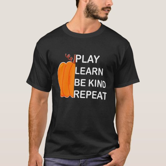 遊学Kind Repeat Orange Unity Day Be Kind Tシャツ (正面)