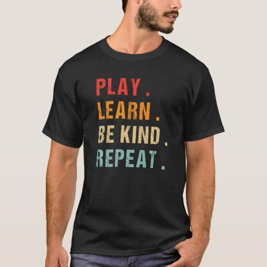 遊学Kind Repeat Unity Day No bullies Kin Tシャツ (正面)