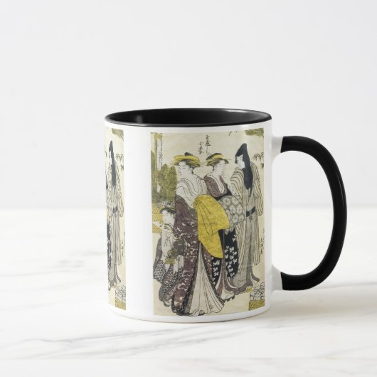 遊山Promenade, Gokyo, 1780s Mug マグカップ (右)