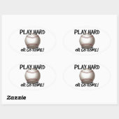 遊懸命か帰れ！ベースボール 楕円形シール (シート)