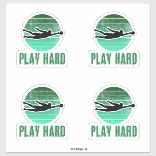 遊懸命サッカー（サッカー）ゴアリーデザイン シール (シート)