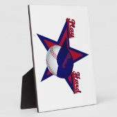 遊懸命ソフトボール及びハットプラーク フォトプラーク (側面)