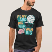 遊懸命掘り深い大勝利 Tシャツ (正面)