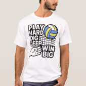 遊懸命掘り深い大勝利 Tシャツ (正面)