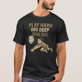 遊懸命掘り深い大勝利 Tシャツ (正面)