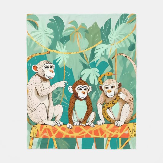 遊日 フリースブランケット (正面)