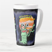 遊星探査機 カフェラテマグ (右アングル)