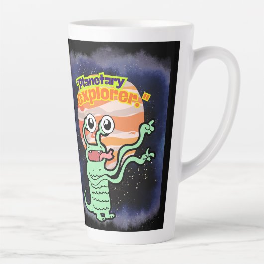 遊星探査機 カフェラテマグ (右)