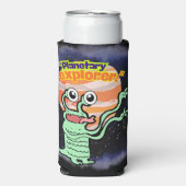 遊星探査機 スリム缶クーラー (Seltzer正面)