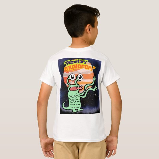 遊星探査機 Tシャツ (裏面フル)