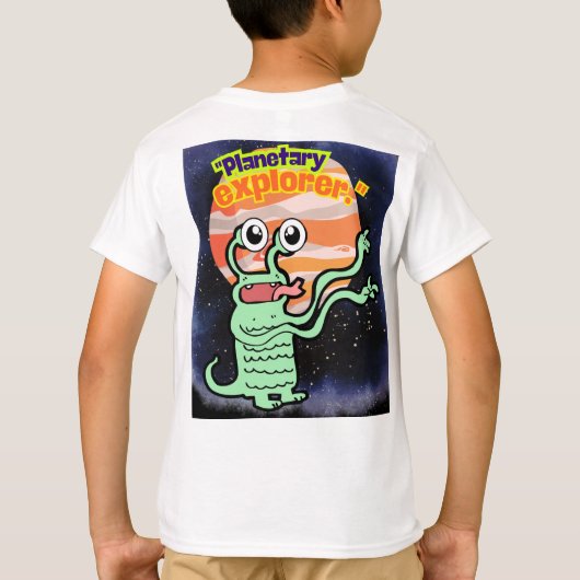 遊星探査機 Tシャツ (裏面)
