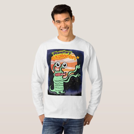 遊星探査機 Tシャツ (正面フル)