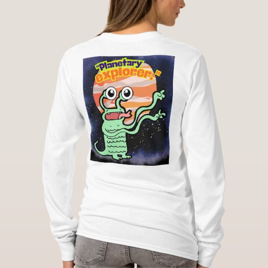 遊星探査機 Tシャツ (裏面)