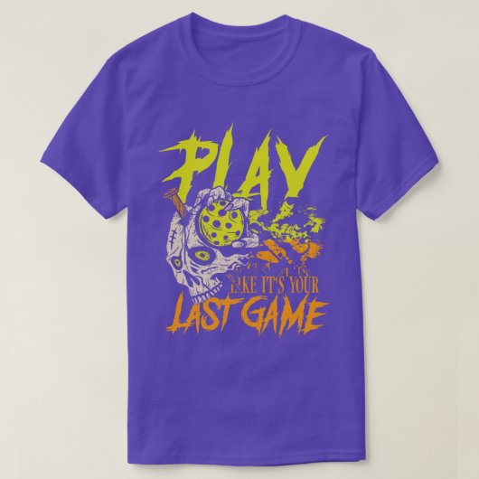 遊最後の試合のように Tシャツ (デザイン正面)