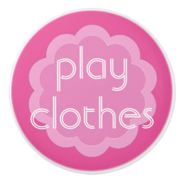 遊服団体や組織ピンクの花ノブ セラミックノブ