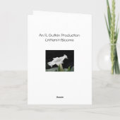 遊歩道の挨拶状 カード (裏面)