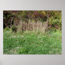 遊歩道の芝生 ポスター