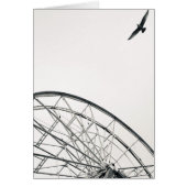 遊歩道の観覧車 遠く (正面)