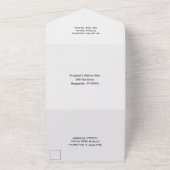 遊歩道家族再会招待状（出欠確認付き） オールインワン招待状 (外側)