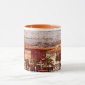 、遊歩道des Anglais素晴らしいのマグ マグカップ (中央)