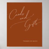 遊牧の砂漠 | テラコッタ カードとギフト サイン (正面)