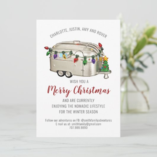 遊牧的なクリスマスシーズンのお知らせ (スタンド正面)