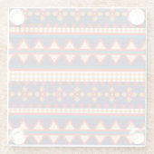 遊牧糸 | パターアステカンコースター ガラスコースター (裏面)