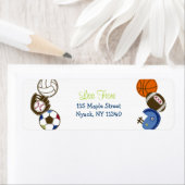 遊球競技ボール赤ちゃんシャワー住所 シール (インサイチュ)