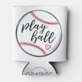 遊球野球パーソナライズされた名番号 – GLS 缶クーラー (正面)