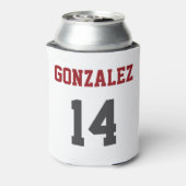 遊球野球パーソナライズされた名番号 – GLS 缶クーラー (缶裏面)