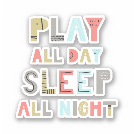 遊終夜眠る シール (正面)