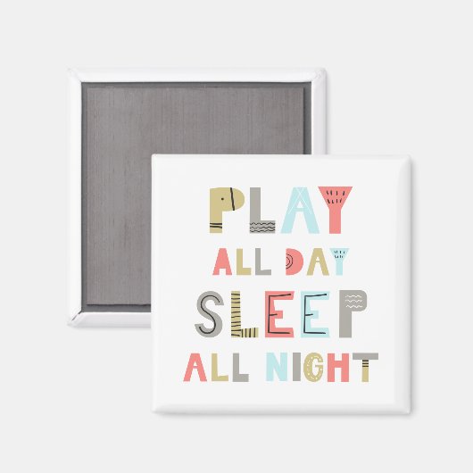 遊終夜眠る マグネット (正面/裏面)