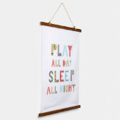 遊終夜眠る 吊り下げ型タペストリー (傾斜あり)