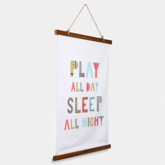 遊終夜眠る 吊り下げ型タペストリー (傾斜あり)