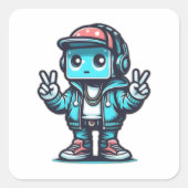 遊興者 スクエアシール (正面)